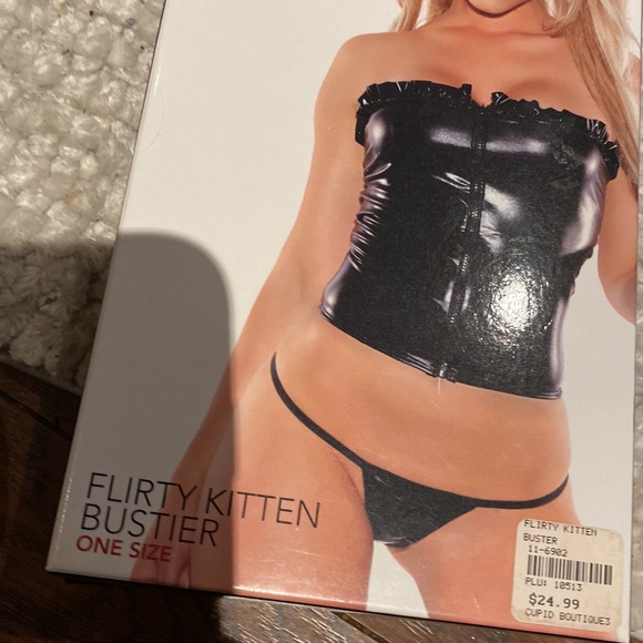 Flirty Kitten Bustier (New)by Allure - Picture 2 of 9